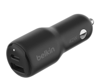 Ładowarka i akumulator Belkin Boost Charge Dual Car Charger 42W